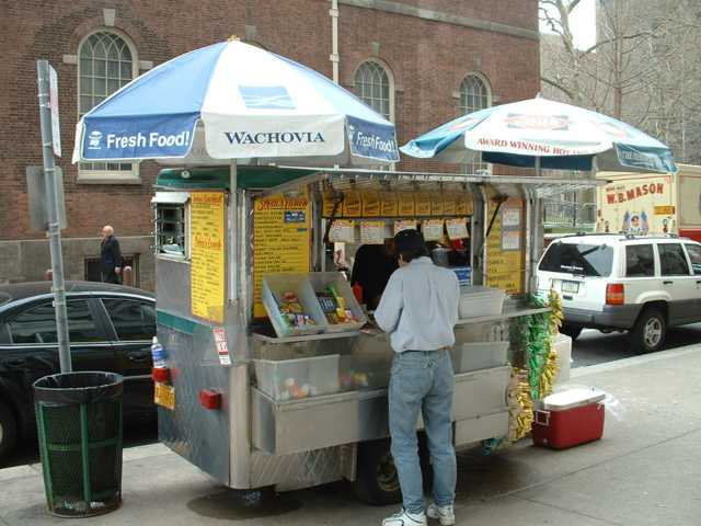 Steet Vendor $1.00 Hot Dogs